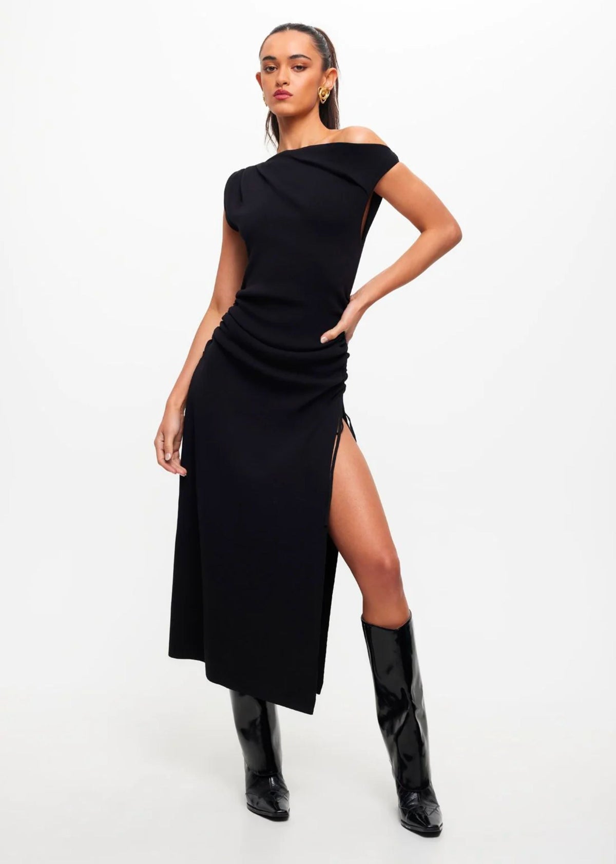 Lioness Original Sin Midi Dress ★ Black - Rock N Rags
