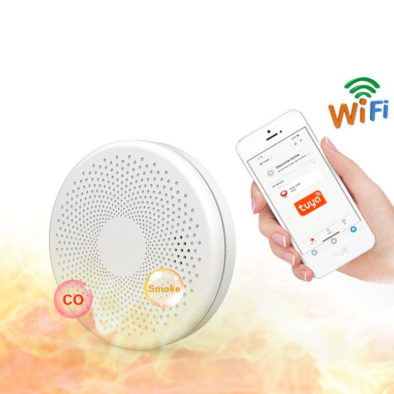 2-in-1 WiFi Smart Carbon Monoxide & Smoke Detector Alarm