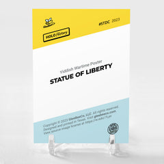 STATUE OF LIBERTY Art Card 2023 GleeBeeCo Holo History #STDC STUNNING
