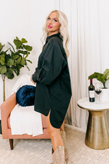 Major Icon Tunic Dress In Black