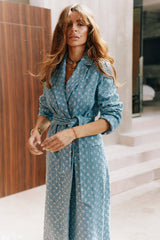 NEVER FULLY DRESSED DENIM HARPER TRENCH COAT