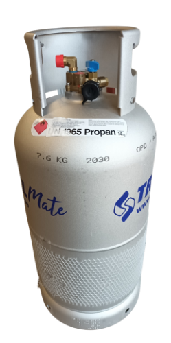 14 kg AluGas Travel Mate tilkobling
