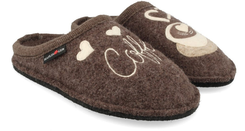Coffee Time Sabot Unisex braunmeliert