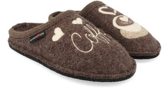 Coffee Time Sabot Unisex braunmeliert