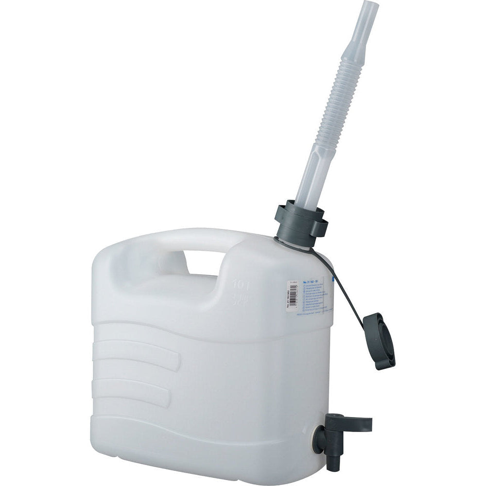 Wasserkanister mit Auslaufhahn und Einfüllstutzen, Lebensmittelecht, 10L / 20L