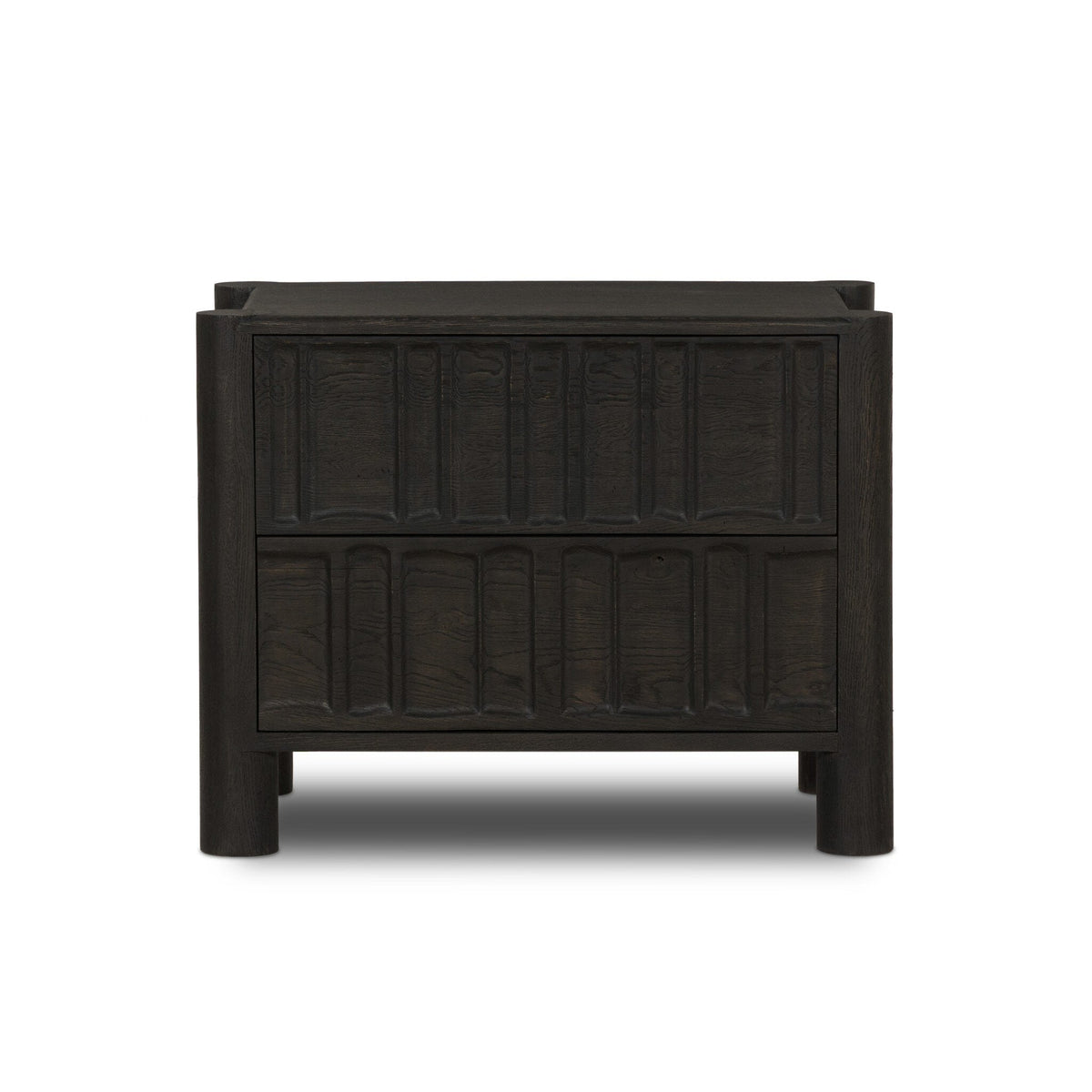 Ezri Nightstand - Black Oak