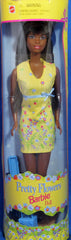 Barbie 24653 MIB 1999 Pretty Flowers Yellow Dress African American Doll