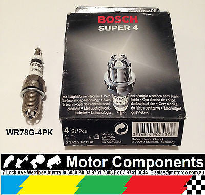 SPARK PLUG SUPER 4 SPARK PLUG WR78G-4PK
