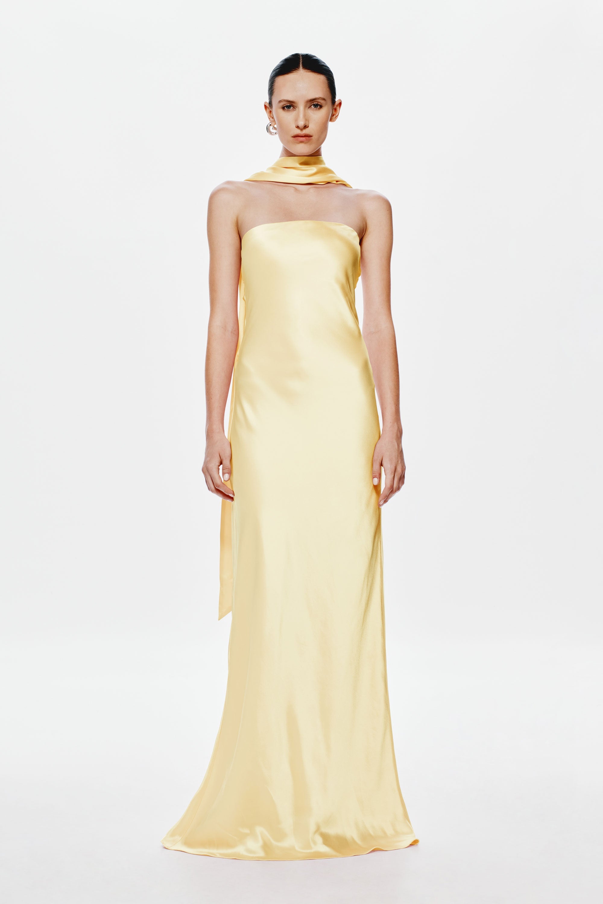 THE LILIA SATIN DRESS