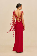 NYMERIA GOWN - MERLOT