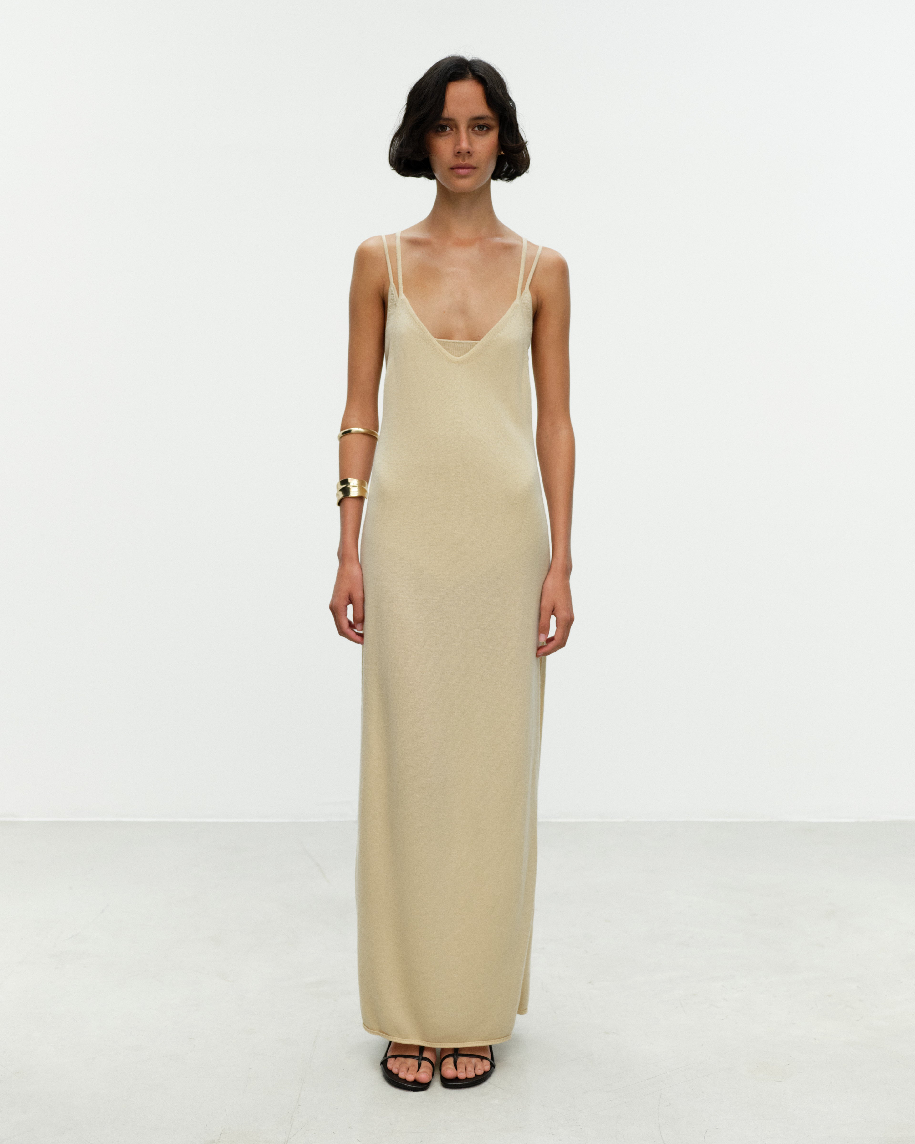 LIZZY Wool Cashmere Slip Dress