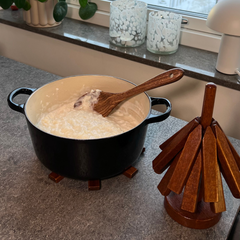Skogshjerte gryteunderlag