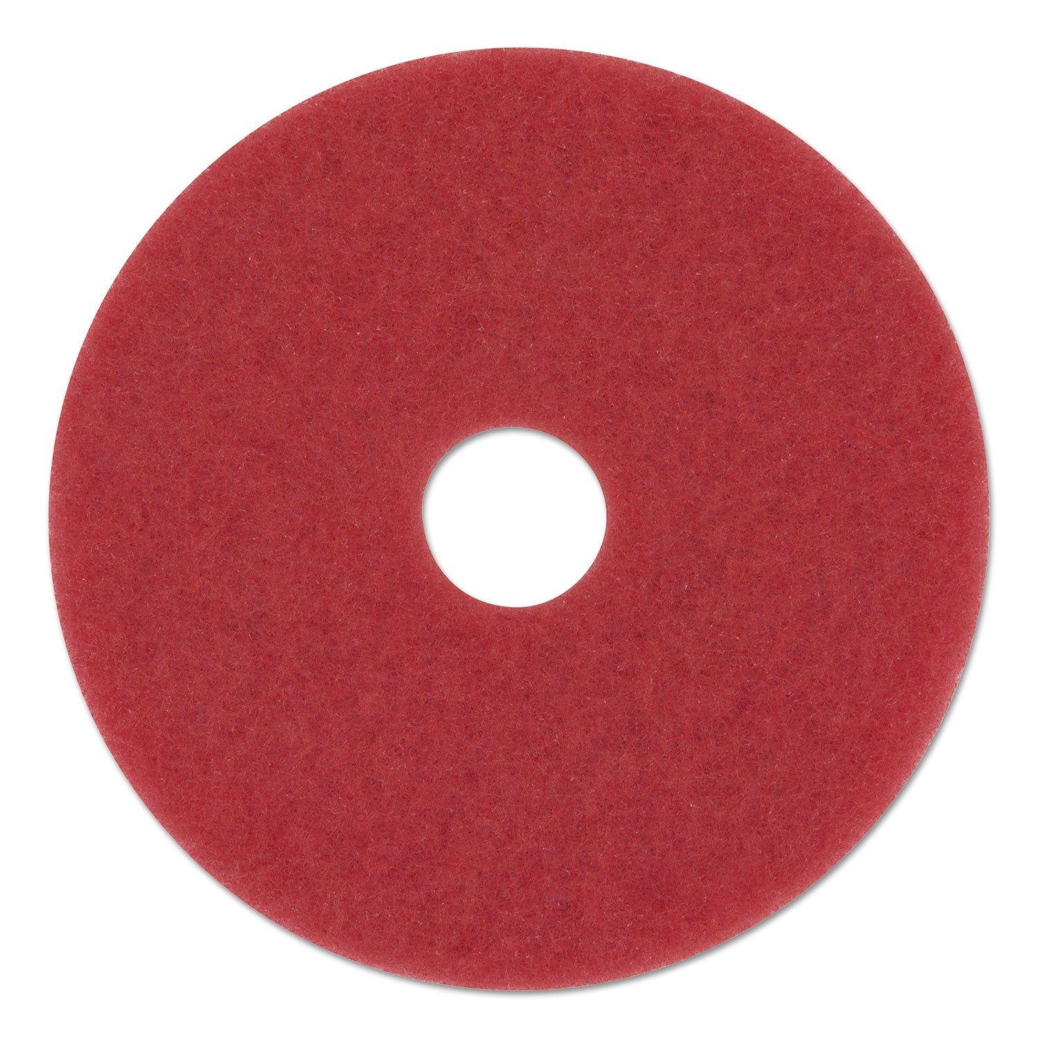 Boardwalk Buffing Floor Pads, 13" Diameter, Red, 5/Carton - BWK4013RED