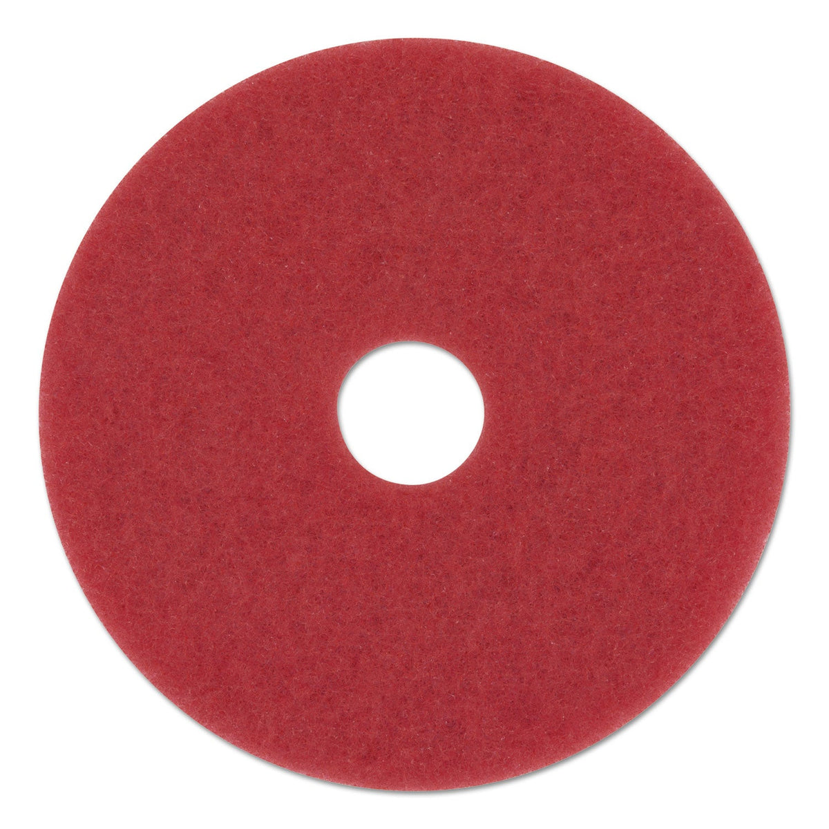 Boardwalk Buffing Floor Pads, 13" Diameter, Red, 5/Carton - BWK4013RED