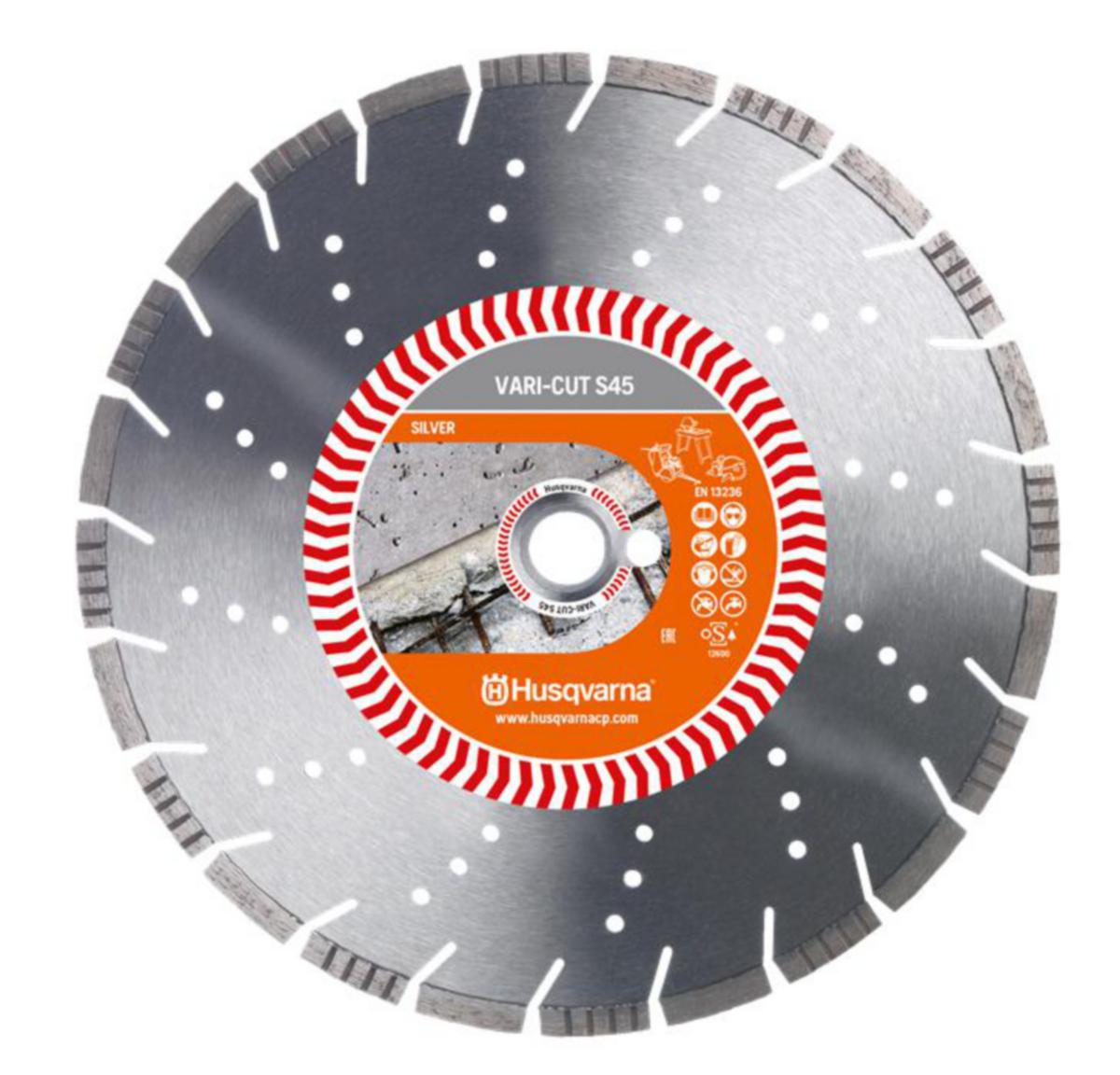 Diamantsagblad Husqvarna S45 Vari-Cut Silver