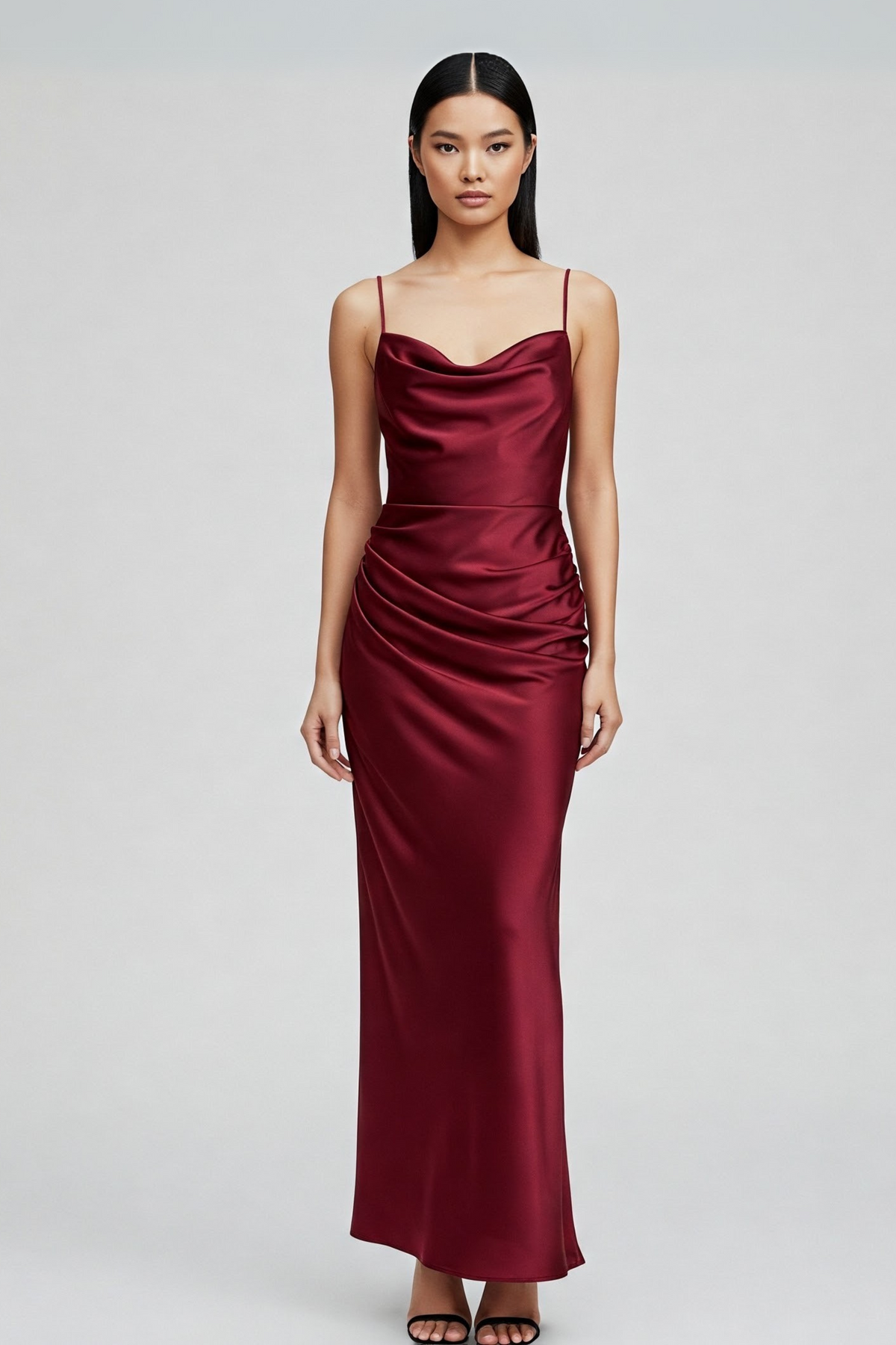 Lyra Silk Dress (Ankle length)
