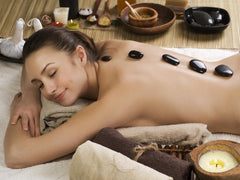Spa. Stone massage. Dayspa Wall Mural