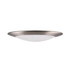 Sunset Lighting Satin Nickel 7-1/2" 1200-Lumen Soft White Round Dimmable Canless Recessed Downlight F8626-53