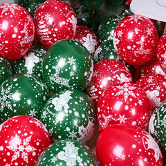 Fröhliche Weihnachten Ballons in mehreren Farben - Latex Ballons Party Ballons