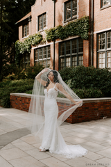 Lace Fit and Flare Wedding Gown (#MAY) - Dream Dresses by P.M.N.