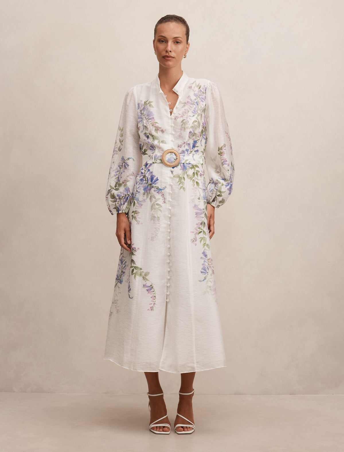 Sheridan Placement Print Midi Dress