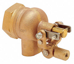 BOB Pipe-Mount Float Valve, 3/8 in -16 Rod Thread, Lead Free Brass - R605T-1-1/2-LF
