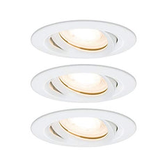 Paulmann Premium EBL Set Name IP65 schwenkbar LED 3x_W 230V GU10 51mm Weiß/Metall im Sale