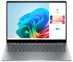 HP OmniBook X 14-fe0900ng 14" 2024 2,2K X Elite X1E-78-100 16 GB / 1 TB SSD W11H QWERTZ Silber Renew - Ohne Vertrag