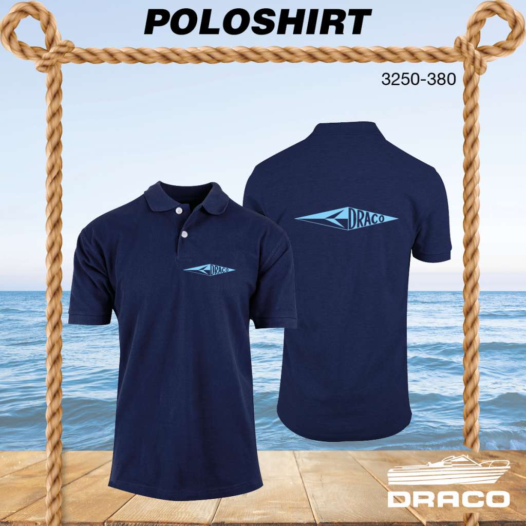 Draco team 1963 poloshirt, marine