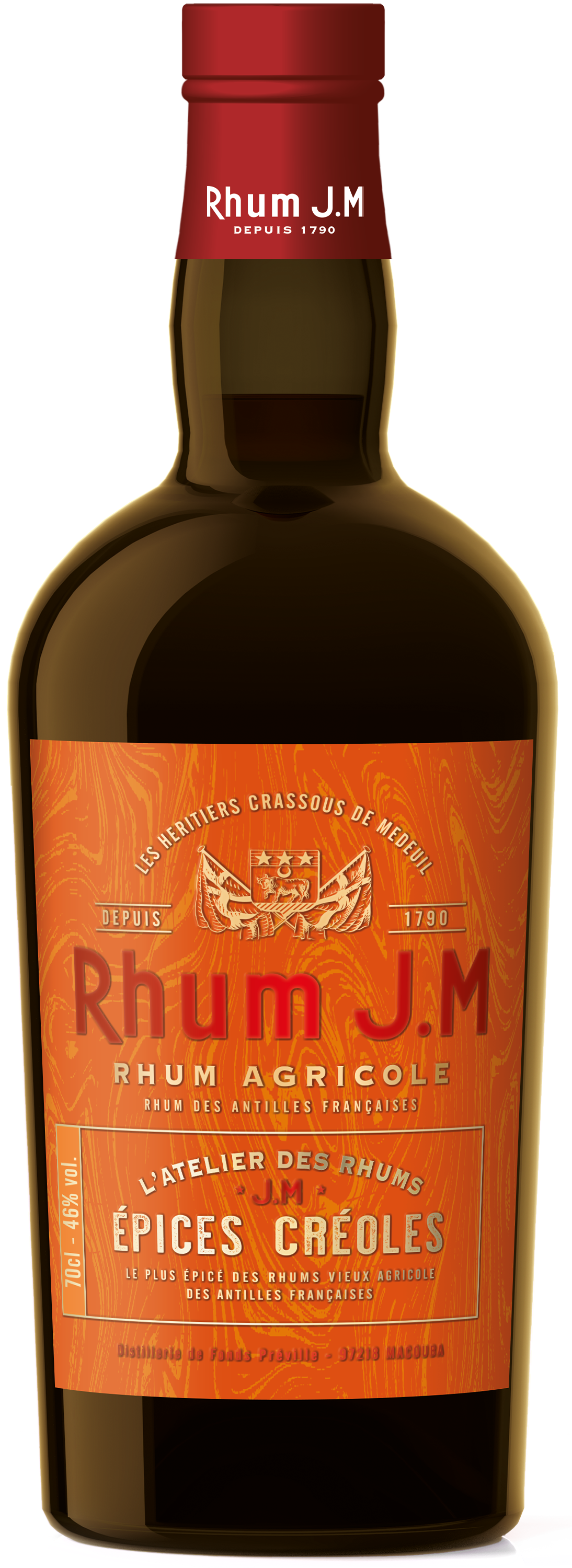 J.M Rhum Agricole Epices Creoles---0---Rhum---Rhum J.M.---0.7