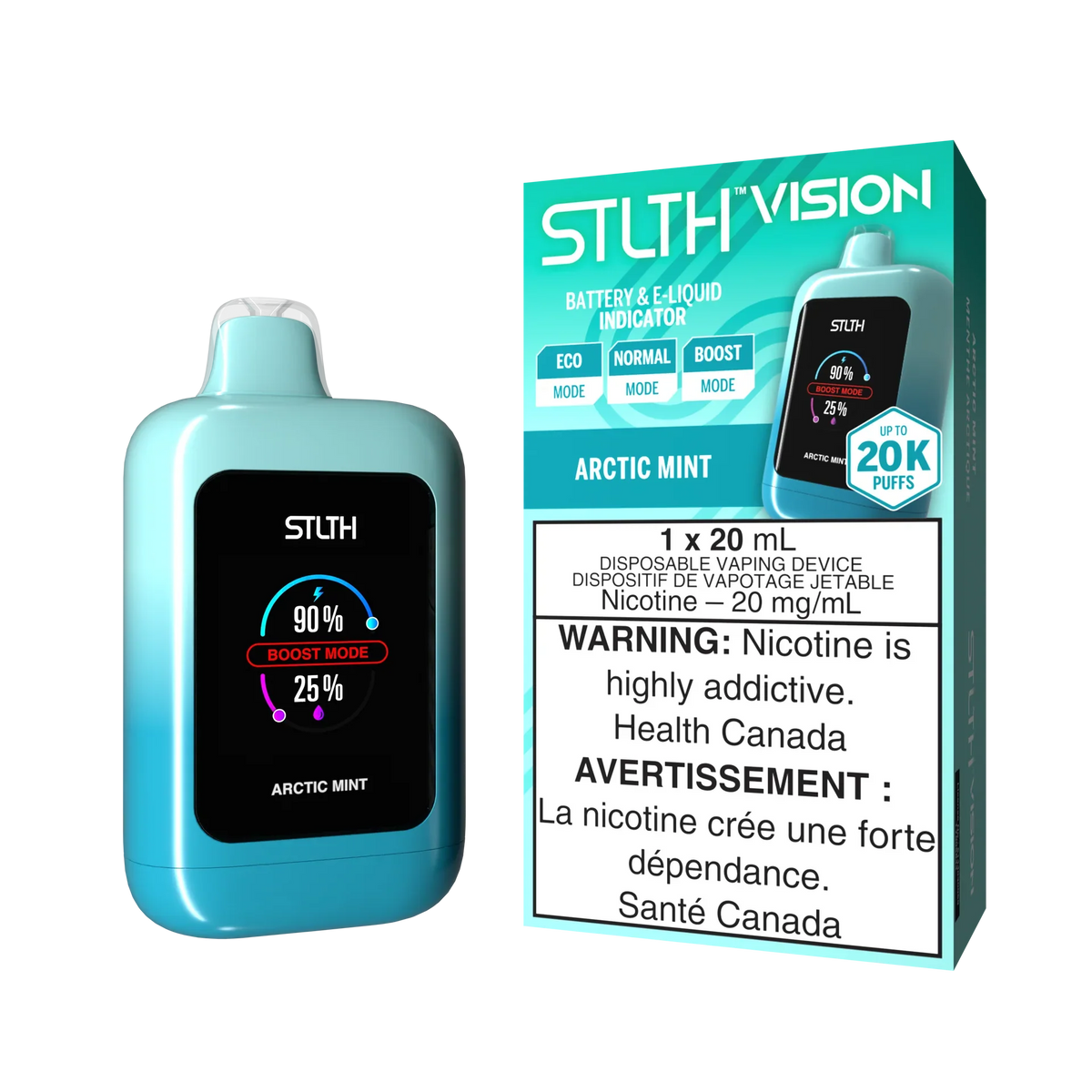Arctic mint STLTH20K20mg