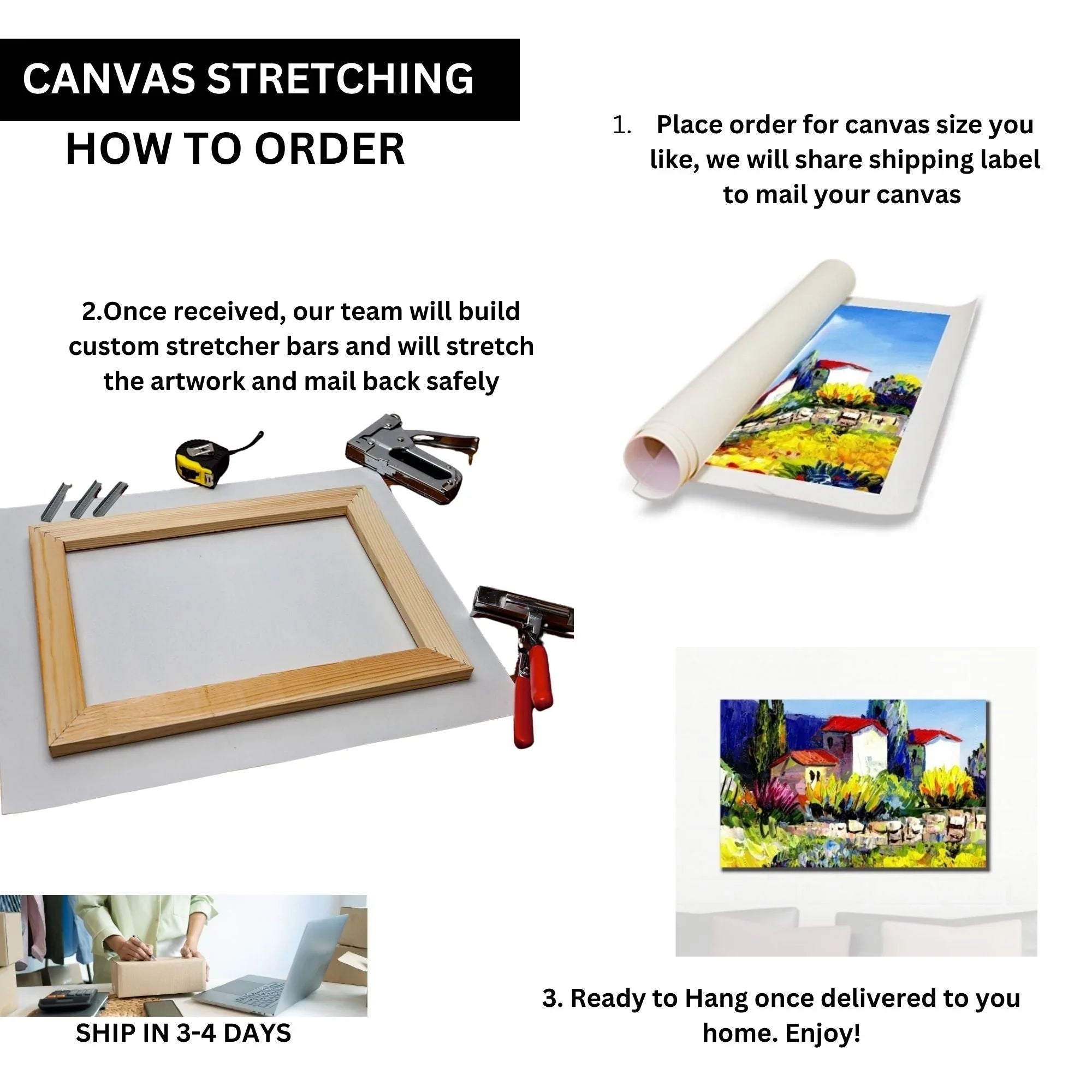 32x40 Canvas Stretching Painting Print Art 32x40 Blank Canvas