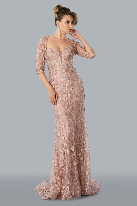 Size 8 Stella Couture 23311 Rose Mother of Bride Dress