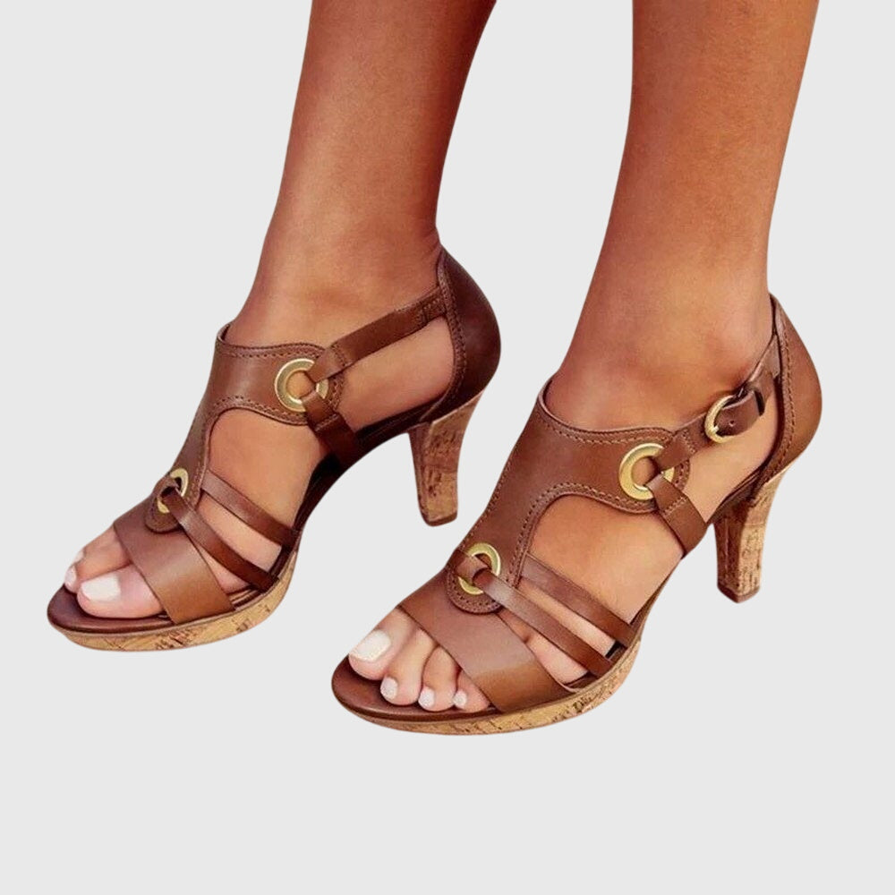 SOPHIA | ORTHOPEDIC HIGH SANDAL HEELS