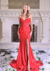 Colors Tight Embellished Prom Dress 3562