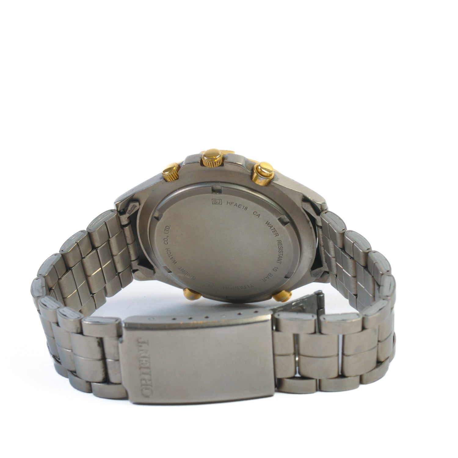 Orient Titanium Chronograph Calendar Watch