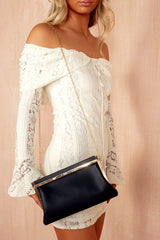 Camryn Navy Detachable Chain Bag