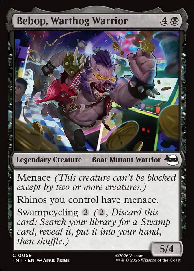 Bebop, Warthog Warrior - TMT-059-NF-LDG-UNI