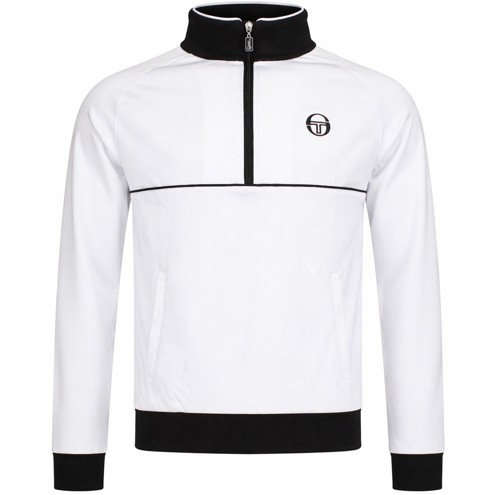 Sergio Tacchini Orion Mens White/Black Track Top