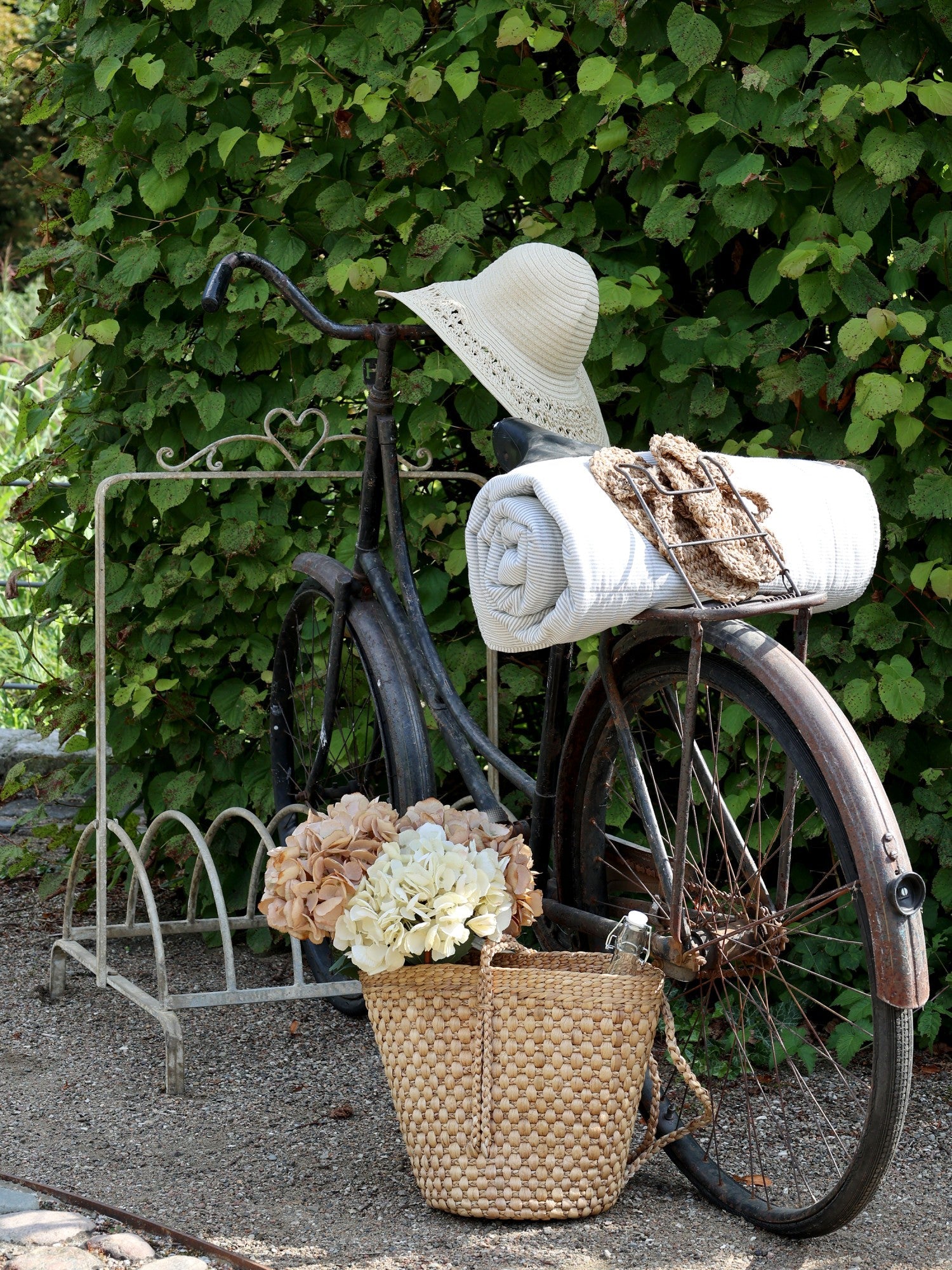 Kunstig Hortensia 80 cm Beige - Chic Antique Fleur Chic Antique