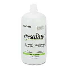 Honeywell Fendall Eyesaline Eyewash Saline Solution Bottle Refill, 32 oz Bottle (FND3200045500EA)