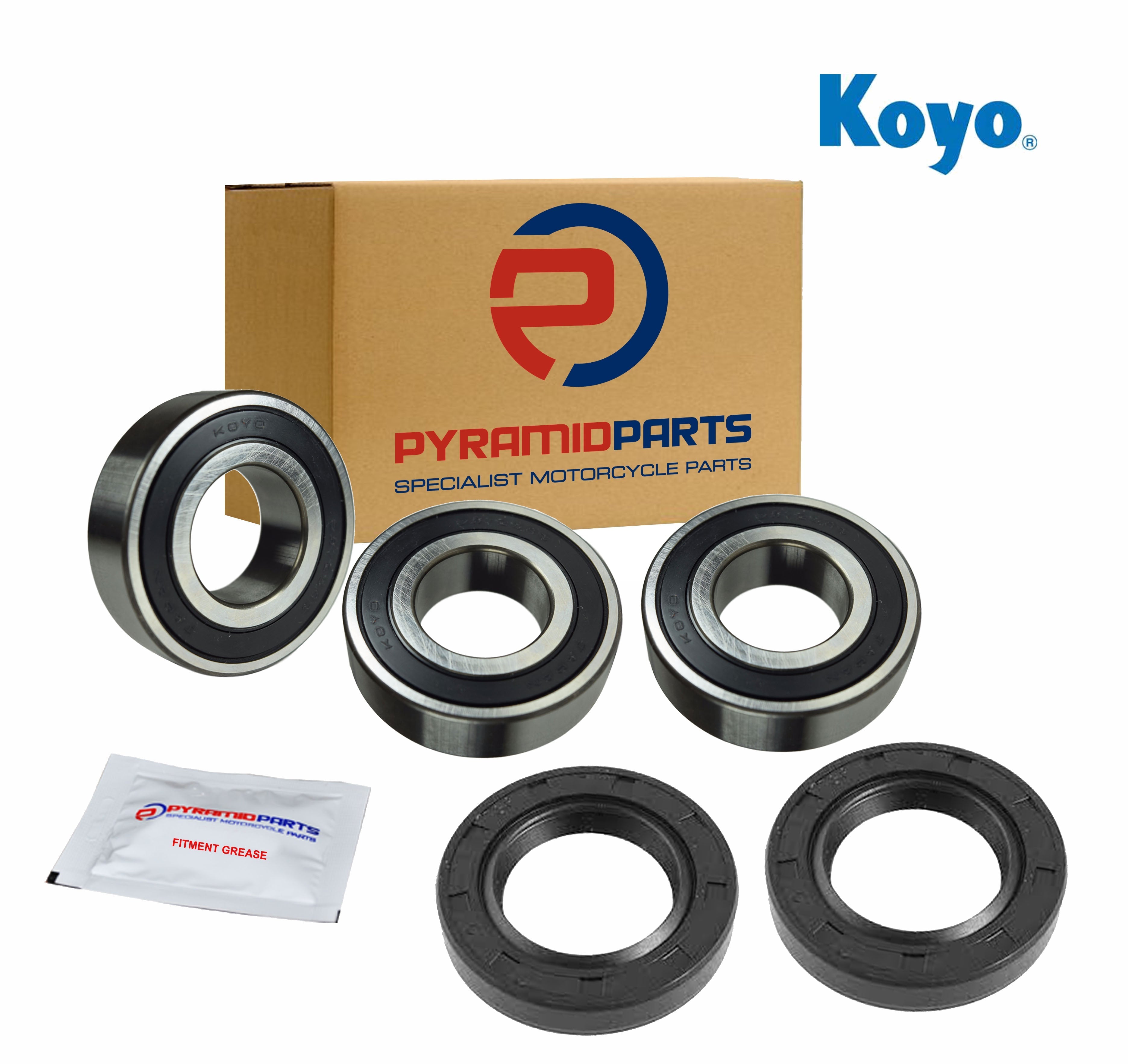 Kawasaki KLX 140 G C 2017 Rear Wheel Bearing Kit WB78 - Pyramid Parts