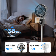 🔥Hot Sale(50% OFF)🔥🍃Oscillating Electric Stand Fan with Adjustable Height
