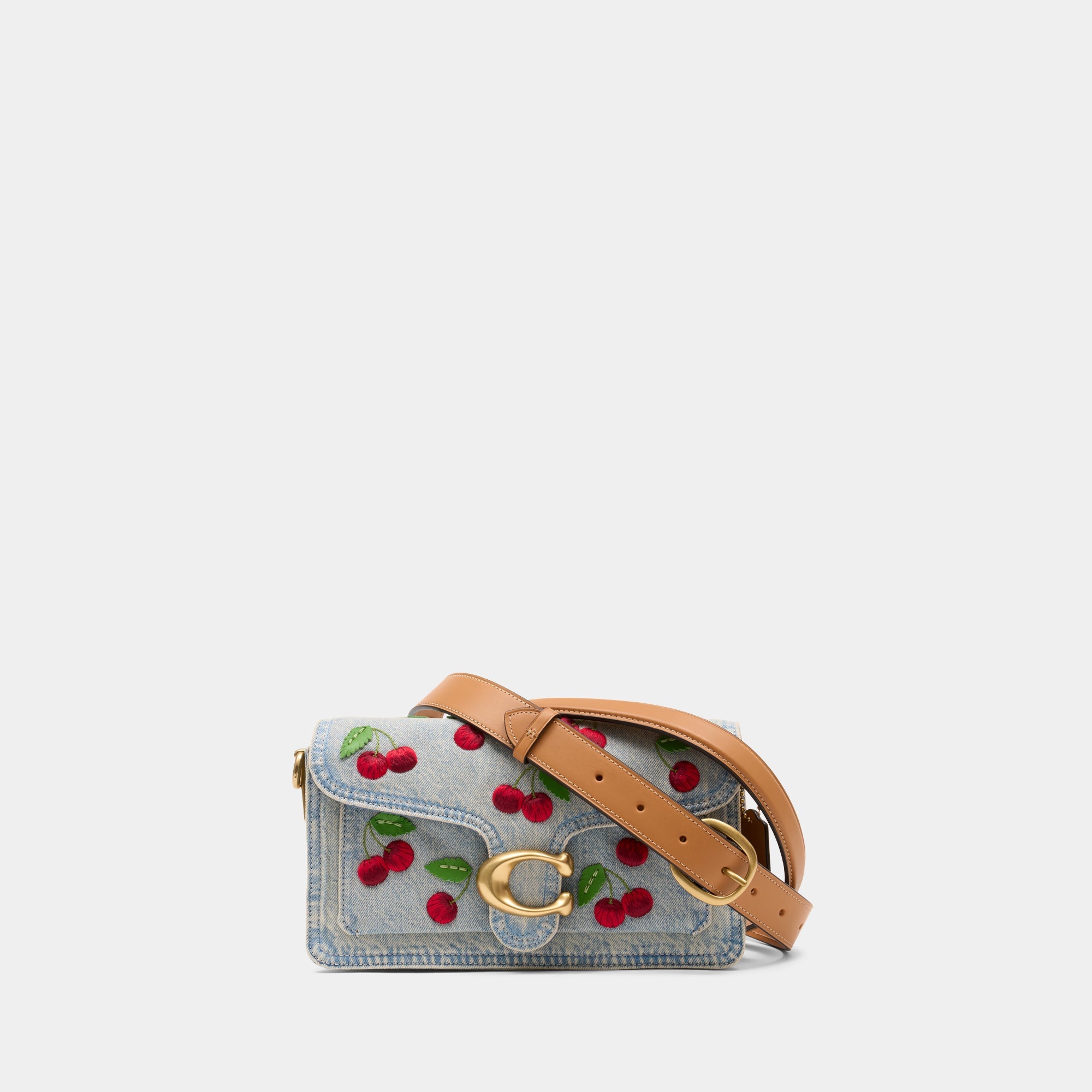 Sac Porté Épaule Cherry Tabby 26 - Coach - Coton - Multi