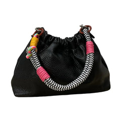 Stevie Handbag | Grain Black