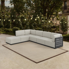 Henredon Annalise 6-piece Outdoor Patio Modular Sectional