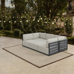 Henredon Annalise 6-piece Outdoor Patio Modular Sectional