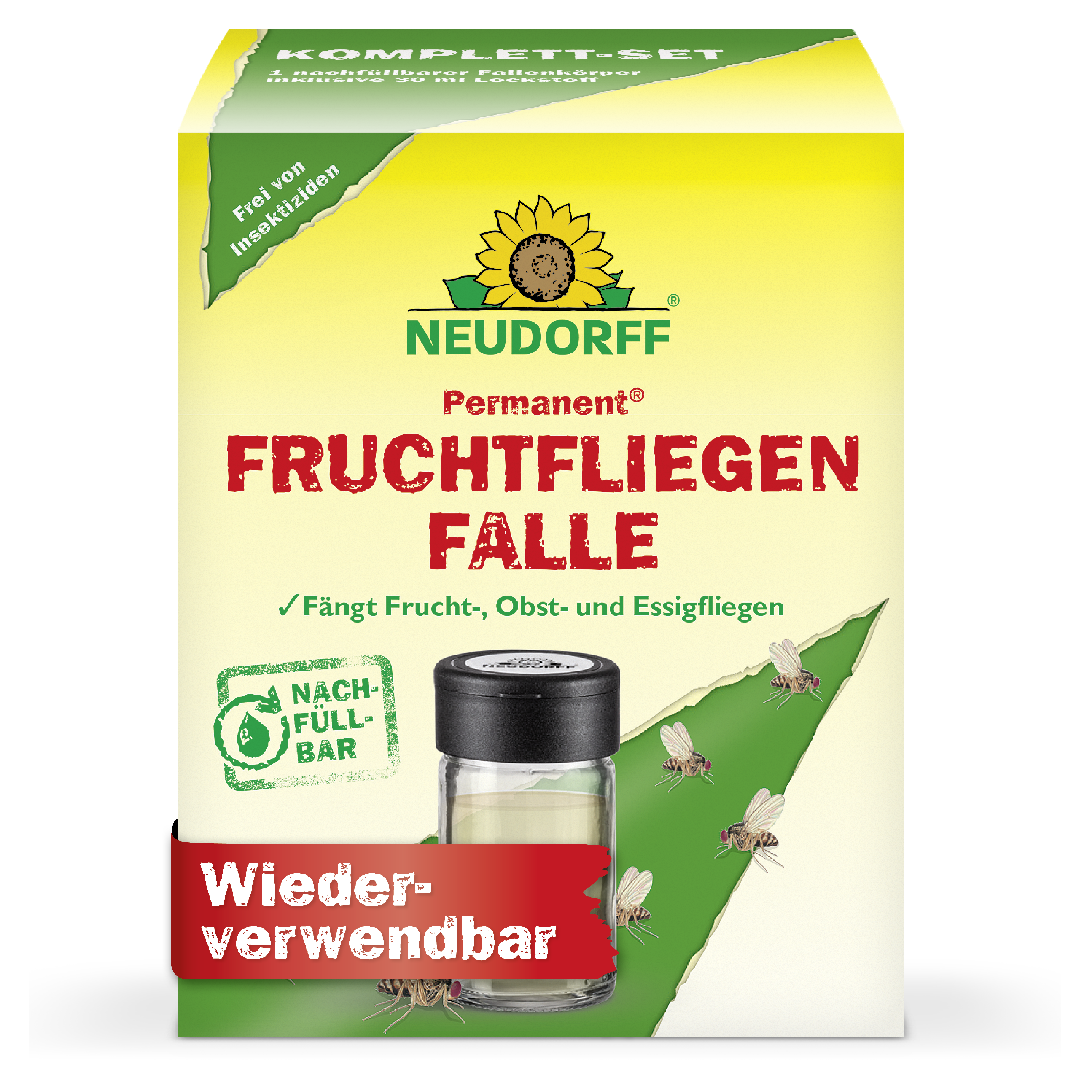 Permanent FruchtfliegenFalle