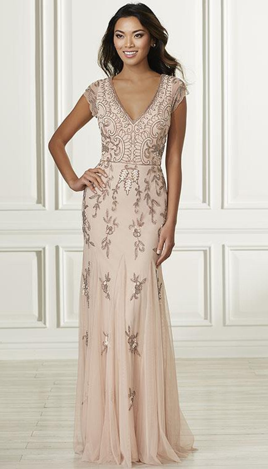 |Adrianna Papell Platinum 40160 Mothers Dress