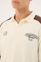 Common Need Imperium Rugby Shirt Off White/Brown